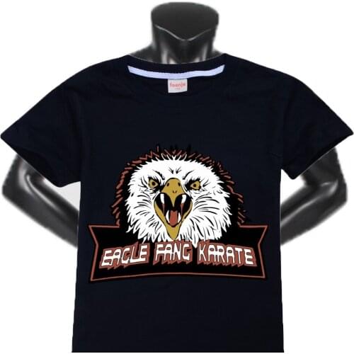 2021 New Baby Girls Clothes Summer T-shirt Eagle Fang Karate Newborn InfantT-shirt Cotton Eagle Fang Karate T-shirt