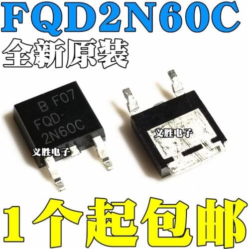 New and original 2N60C FQD2N60C TO-252 SOT-252 MOS Field effect tube 2N60 Patch the TO - 252 n-channel MOS field effect, the p