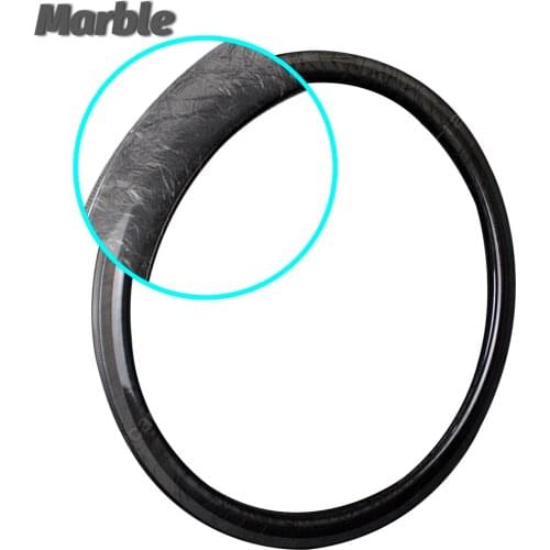 FIERCE Carbon Rims Marble Glossy 30mm/38mm Depth 700C Carbon Fiber Road Bike Rims V Brake Rim Brake Super Durable Carbon Rims
