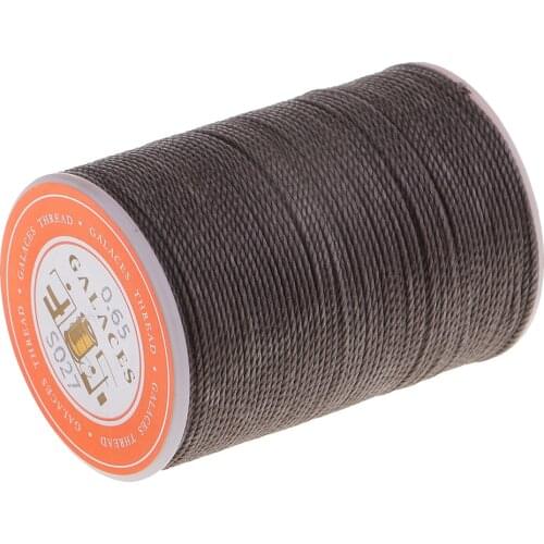 Strong Polyester Leather Sewing Waxed Thread For Repair Shoes Clothes 0.65mm