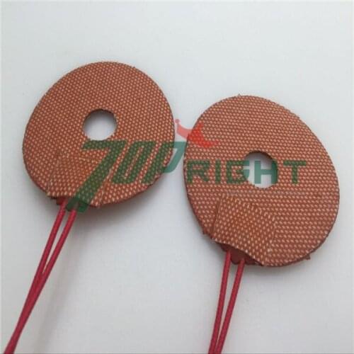 ID14mm OD63mm CE Silicone rubber heating element/ Electric Flexible silicone heater pad/mat 110v