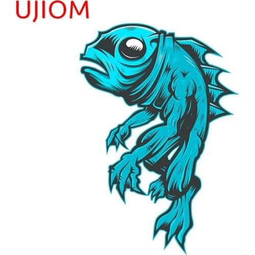 UJIOM Lagoon Blue Wall Stickers Living Room Decor Bedroom Accessories Door Sticker Bathroom Kitchen Wall Decal Mural Art