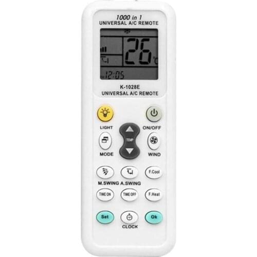 Universal K-1028E Low Power Consumption K-1028E Air Condition Remote LCD A/C Remote Control Controller