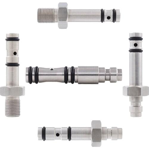 High Quality Stainless Steel AirGun PCP Quick Fill Coupler Probe Replaceme Connect Head Adapter Multi-layer Seal for SMK ARTEMIS