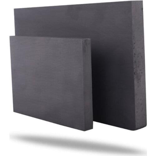 2pcs High Pure Carbon Graphite Sheet 100×100×2mm Electrode Plate Anode Panel Mould DIY Use