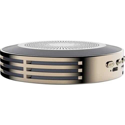 FooHee Bluetooth Speaker Hifi Surround Sound Multifunctional Metal Steel Mesh Colorful Q2