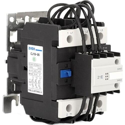 CJ19-95/21 95A 50Kvar Switch-Over Capacitor Duty Contactor AC Capacitor Contactor contattore New Arrival