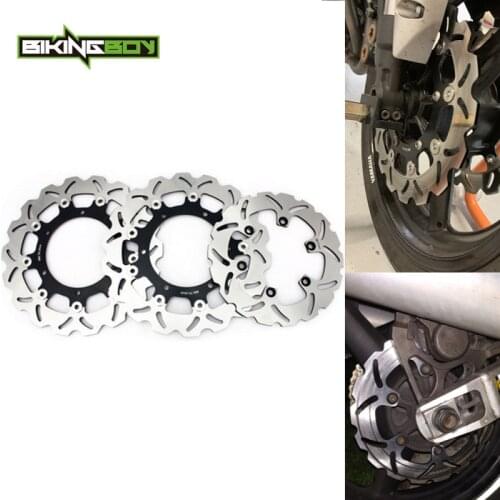 BIKINGBOY Front Rear Brake Discs Disks Rotors XJ 600 S Diversion 98 99 00 01 02 03 TDM 900 02-14 13 XTZ 660 Tenere 08-19 XT660Z