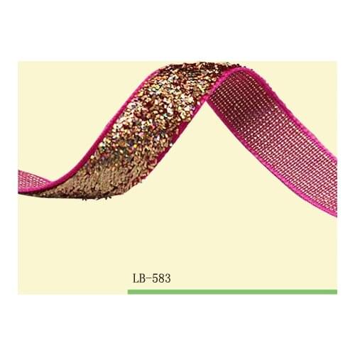 Lt. Gold Elastic Glitter Velvet Ribbon Hair Tie Ribbon 3/8" Elastic Velvet Metallic Ribbon Price Negotiated
