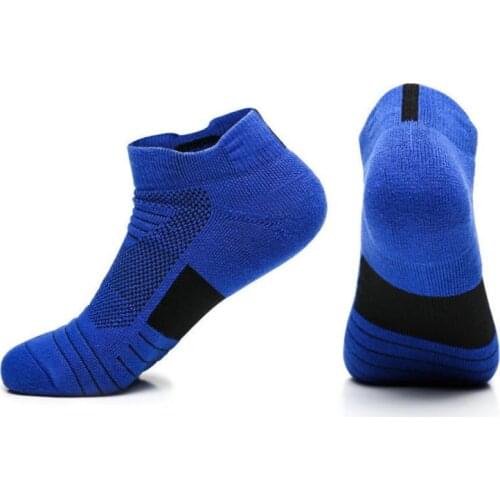 Men Towel Bottom Non-slip Sports Boat Socks Outdoor Short Tube Elite Socks Quick-drying Running Socks Basketball Socks