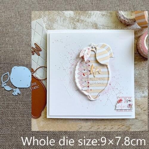 New Design Craft Metal stencil mold Cutting Dies Lemon letters decoration scrapbook die cuts Album Paper Card Craft Embossing
