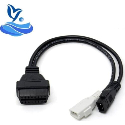 2020 OBD2 Cable 2P+2P to 16Pin VAG Adapter 2X2 OBD1 OBD2 Car Diagnostic Cable 2P+2P to 16Pin Female Connector