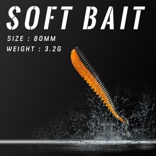 RM508 Fishing Lure 80mm 3.2g 0-2m Floating Special for fishing Two-color bait comes with fragrance to lure fish to the bait