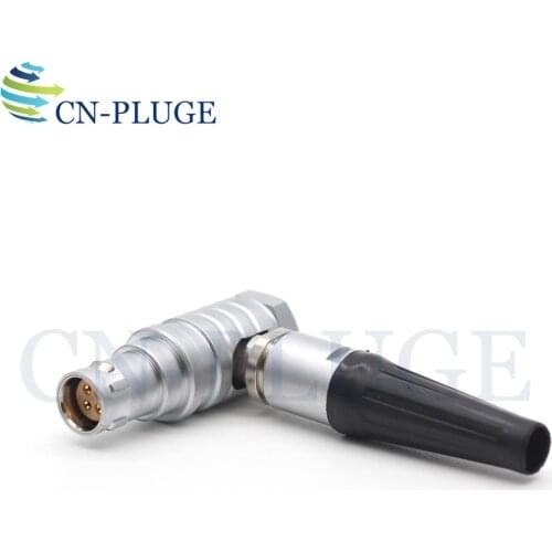 Canon EOS C200 and Canon EOS C300 Mark II power plug Right angle 4 Pin female Connector plug