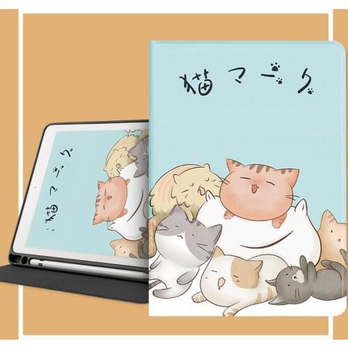 Lovely Case For iPad 10.2 2019 Case iPad Air 2 1 Air3 Case 2018 9.7 2017 Soft Pu Leather Case for iPad Mini 5 4 ipad Pro 11 inch