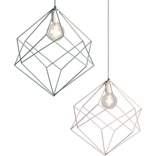 Modern Iron Line Color Pendant Lights Living Room Dining Room Design Nordic Restaurant Shop Table Hanging Lights Decorative Lamp