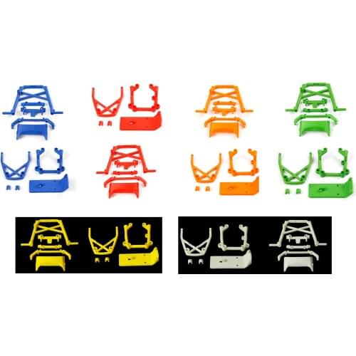 Heavy Duty nylon front top roll cage+front+rear protector for 1/5 rc car rovan hpi km baja 5b