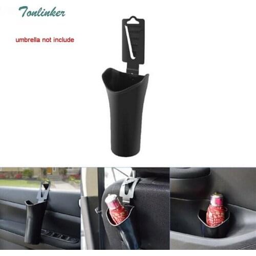 Tonlinker 2018 Multi-function Waterproof Car Umbrella Organizer Storage Box Holder Storage Bucket Case or Can be used as a trash
