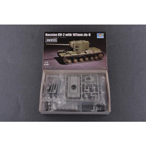 Trumpeter 1/72 07162 Russian KV-2 with 107mm Zis-6