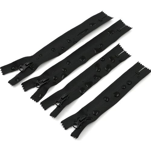 Multi-Size Open-End Waterproof Nylon Zippers For DIY Sewing Craft Bag Garment Accessories Sports Wear Invisible Zipper Supplies