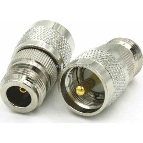 10PCS PL259 PL-259 UHF Male Plug to N Female Jack RF Coaxial Adapter Connector