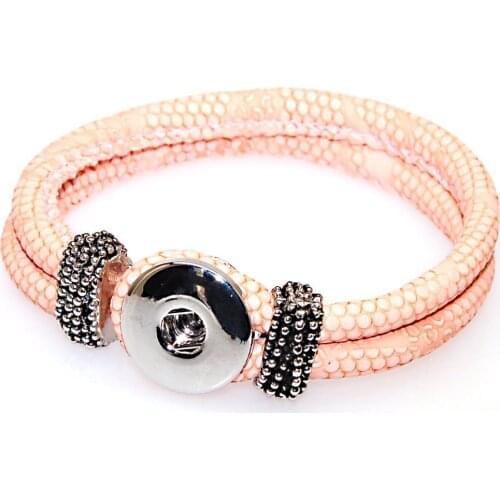 12pcs/lot bracelets Snap one button charm bracelet diy bracelets snap button charms High quality plating wholesale DIY bracelets