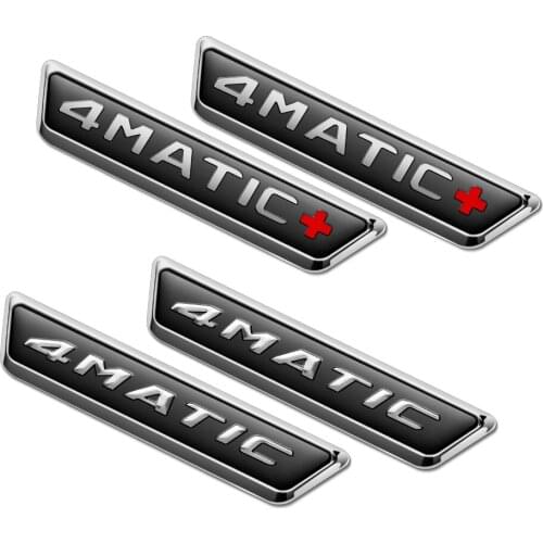 2pcs 4MATIC Fender Sticker 4MATIC Side Sticker For Mercedes Benz AMG W212 W221 W213 W205 W177 W246 W463 4MATIC Mercedes Sticker