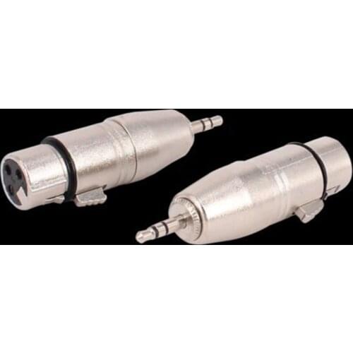 3.5mm Male To Female XLR Microphone Capacitance Bus Adapter 3.5SP for Sound Card Amplifier