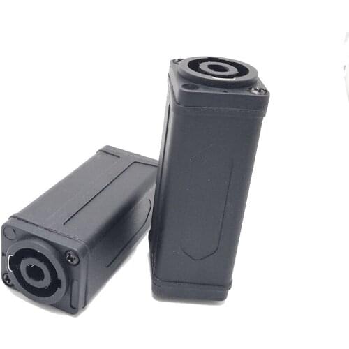 4Pole XLR Female to Female Ohm Butt Joint XLR Connector Extension Cord Socket 4pin Docking extender 2pcs/lot