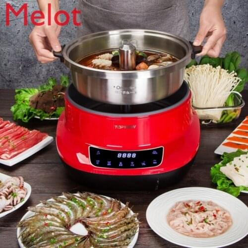 Automatic Lifting Electric Hot Pot Household Intelligent Multi-Functional Large Capacity Integrated Plug Electric Heating Rice