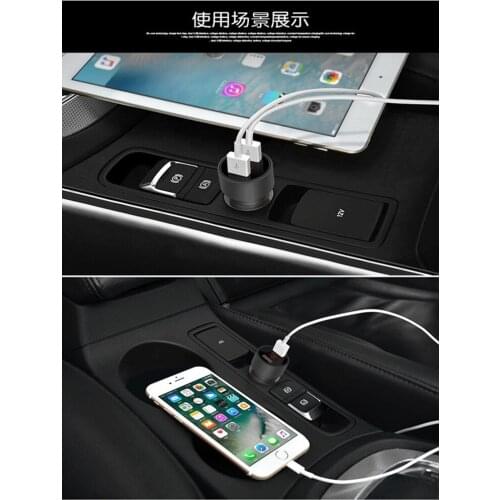 Car styling LED Display Dual USB Car Autos Charger For Jeep Liberty 2 Patriot Renegade Wrangler Tata Hexa Safari 2 Sumo Zest