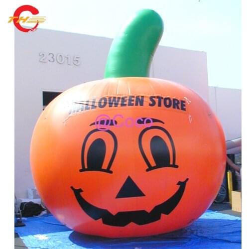 Free air ship to door,13ft high outdoor pumpkin inflatable model,Jack O Lantern Holiday giant halloween decoration ballloon