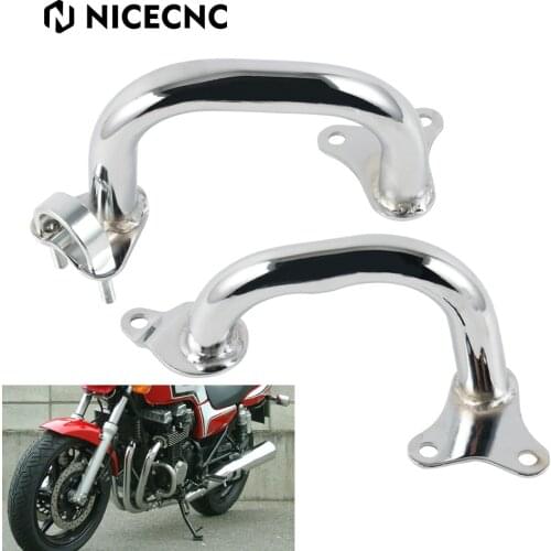 NICECNC Motorcycle Crash Bars Engine Guard Protector Chrome Plated Steel Tube For Honda CB750 CB 750 Nighthawk RC420 1992-2008