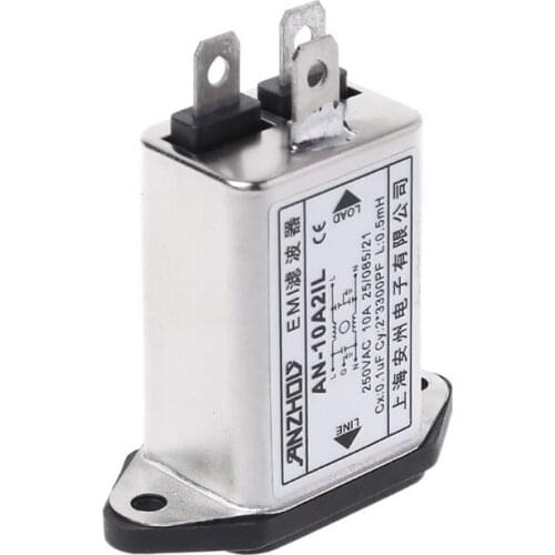IEC320-C14 IEC Filter Male Socket Panel Mount Power Line EMI Filters