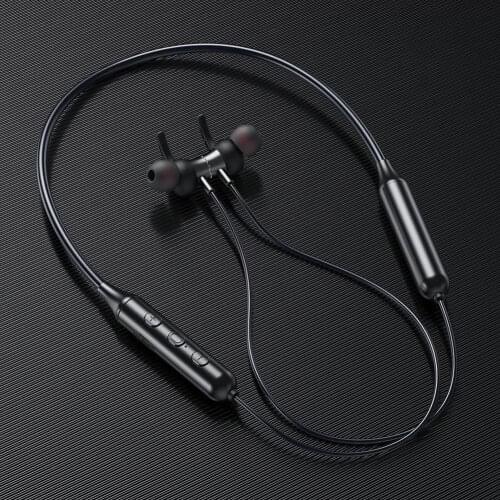 DD9 Hanging Neck Wireless Bluetooth 5.0 In-Ear Earphones Waterproof Magnetic Headphones Stereo Sports Headset Earbuds