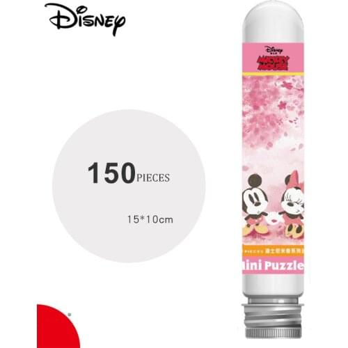 Disney Mickey Puzzle 150 Piece Tide Tube Puzzle Mini Flat Decompression Toy Puzzle