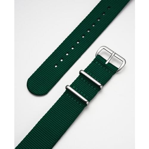 Original Swiss I&W 20mm Nylon Strap For Men Watch and Women Watch 18cm Length Nylon Watch Band Green Red Blue Black Color