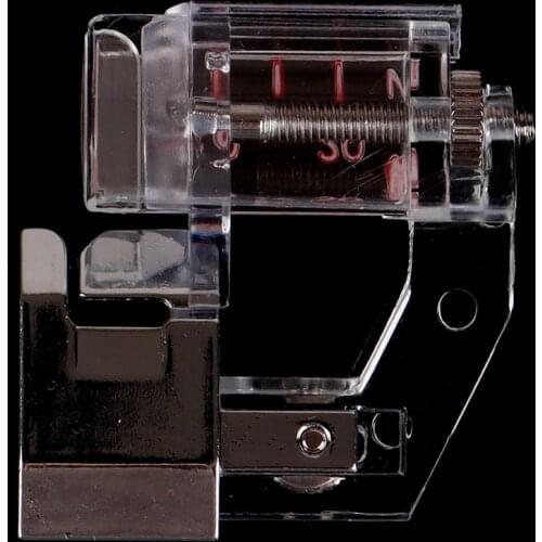 4.5x 3.8cm Embroidery Foot Adjustable Bias Tape Snap Binder Foot Sewing Machine Part Presser Feet