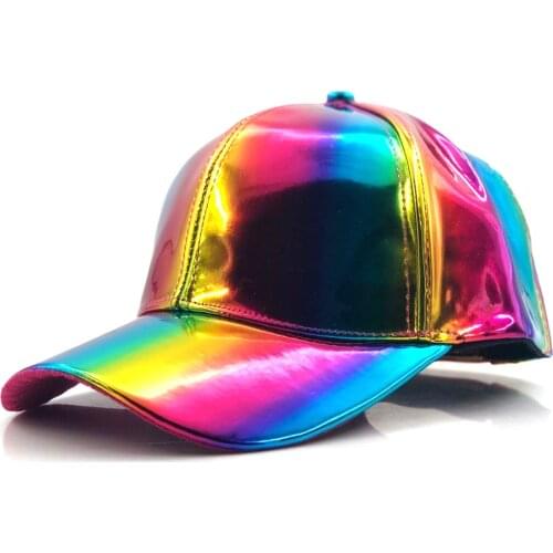Luxury Fashion hip-hop hat for Rainbow Color Changing Hat Cap Back to the Future Prop Bigbang G-Dragon Baseball Cap