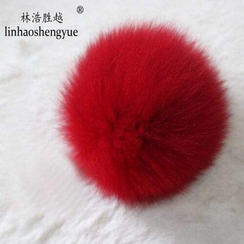 Linhaoshengyue Diameter 10cm The Fox Fur Accessories Ball