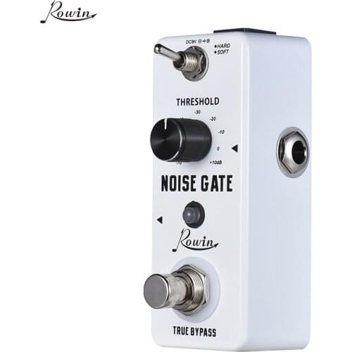 Rowin Noise Gate Noise Reduction Guitar Effect Pedal 2 Modes Aluminum Alloy Shell True Bypass guitar accessories guitar pedal