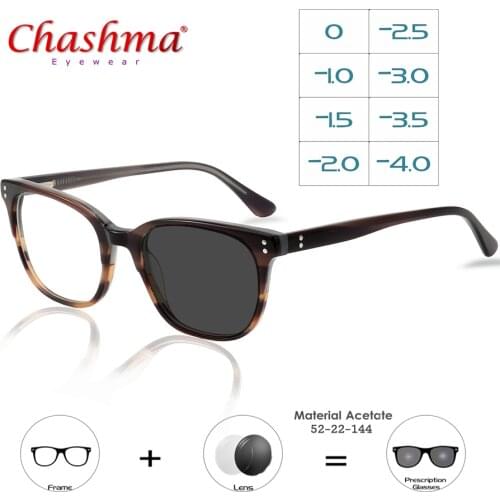 Myopia Sunglasses Photochromic Finished Men Women Myopia Eyeglasses Frame with color Lens Sun glasses Myopia Eyewear -1 -1.5