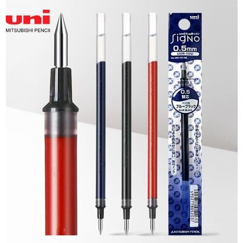 4/8/12pcs UNI Signo UMR-1 0.38mm gel pen refill, smooth, thin and quick-drying, suitable for UM151