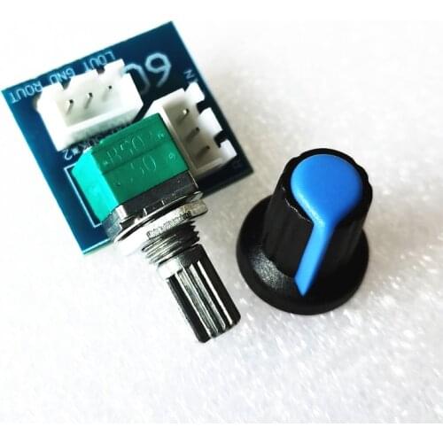 4pcs 50K power amplifier volume control potentiometer XH2.54mm 3pin 09type with knob