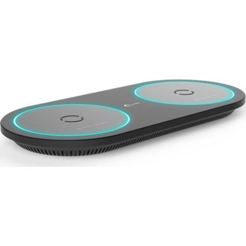 2 in 1 Wireless Charging Pad Qi Fast Charger for All Qi-Enabled Phones and AirPods Pro-7.5W for IPhone 11/11 Pro/11 Pro Max/Xs