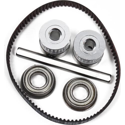 Blurolls Voron Mobius 3.1 extruder motion parts GATES 188-2GT-6 Timing Belt 2GT 20T pulley Grind flat Shaft 5X50mm Bearing F695