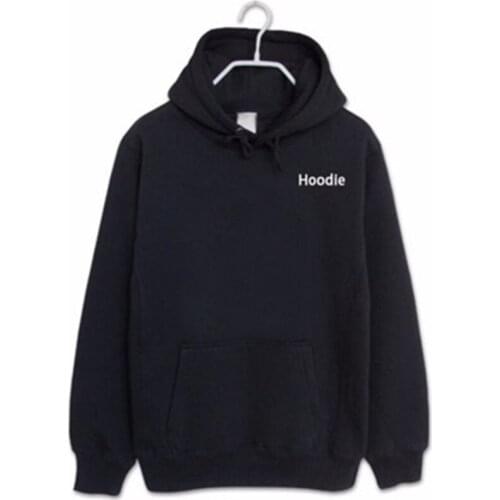 Kpop EXO Black cotton fashion hoodies women Korean autumn warm hooded sweatshirt men loose pullovers Casual Harajuku clothes