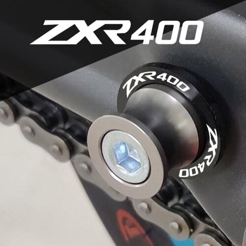 For Kawasaki ZXR400 1993 1994 1995 1996 1997 1998 1999 2000 2001 2002 Moto Frame Stands Screws sliders Swingarm Spools Slider