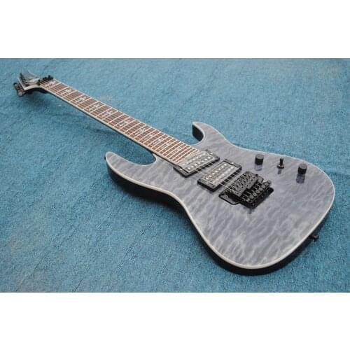 Electric guitar 7 strings guitar made in china different inlay made in china