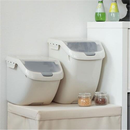 Rice Storage Box Sealed Moisture-proof Large Cereal Dispenser Flour Container Food Storage Containers Kitchen Canister Sets